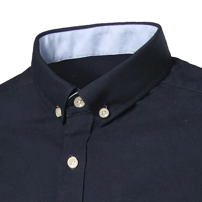 

Business Casual Shirt Men Solid Color Cotton High Quality Slim Shirt Men Long Sleeve Dress Long Sleeve Slim Shirt
