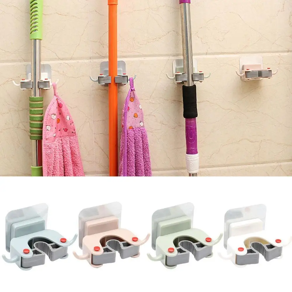 Швабра без перфоратора с двумя крючками для швабры крючки хранения держатели