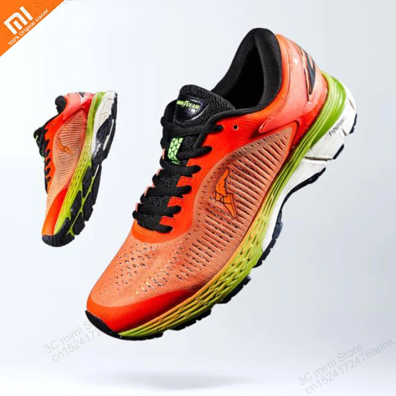 Xiaomi marathon кроссовки Мужская Спортивная обувь высокая поглощающая энергию дышащая