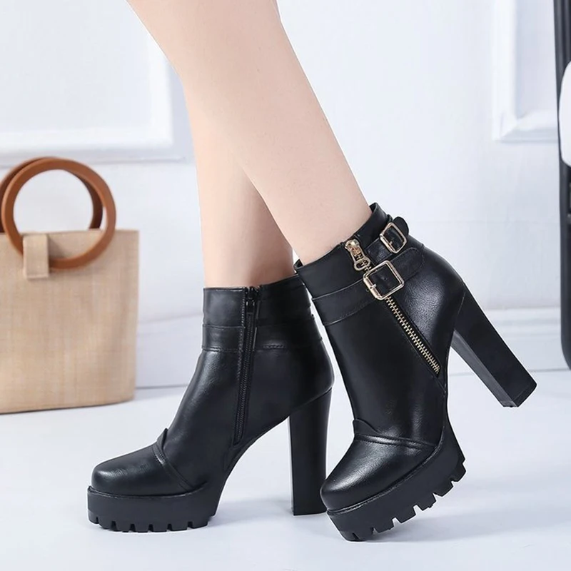 Женские ботинки челси с металлической пряжкой и ремешком женские ботильоны на