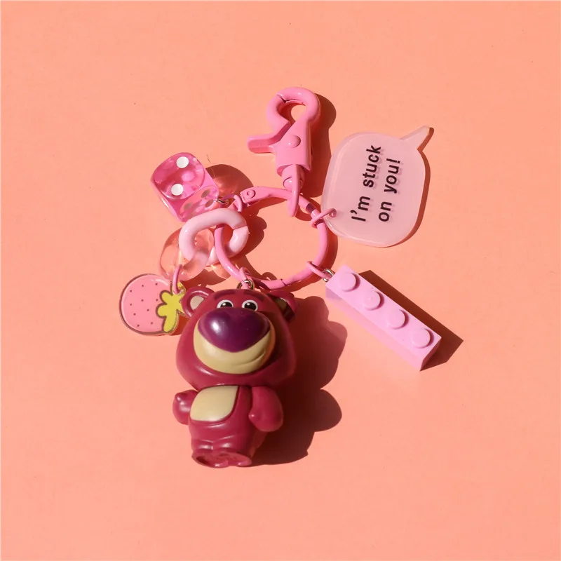

Disney Sweet Losto Keychain Cute Toy Story Pendant Keychain Children Toys Keychains On Backpack Women Key Chain Birthday Gifts