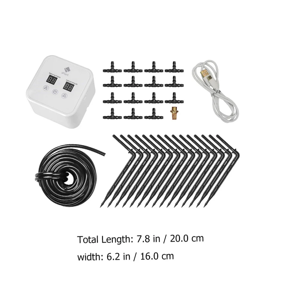 

DIY Automatic Drip Irrigation Kit Houseplants Self Watering System Water Timer