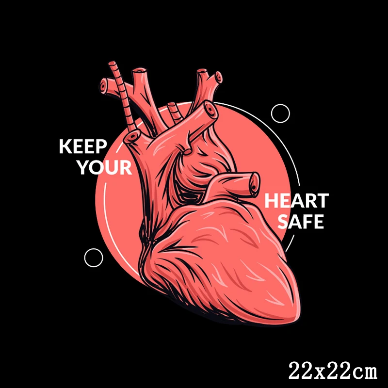

Diy Heart Punk Iron On Patches For Clothes Skull Shirt Alien Player Heat Transfer Stickers On Clothing Applique Boy Coats Jacket