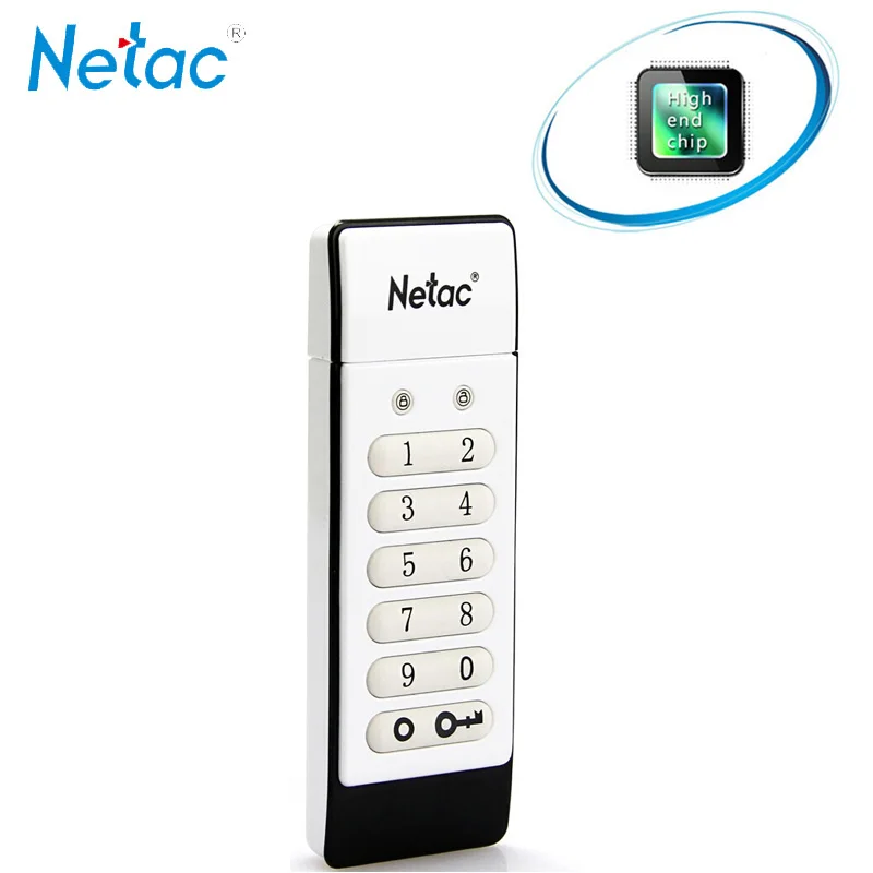 usb флешка Клавиатура Netac с зашифрованным накопителем 16 ГБ 32 64 USB2.0 аппаратный