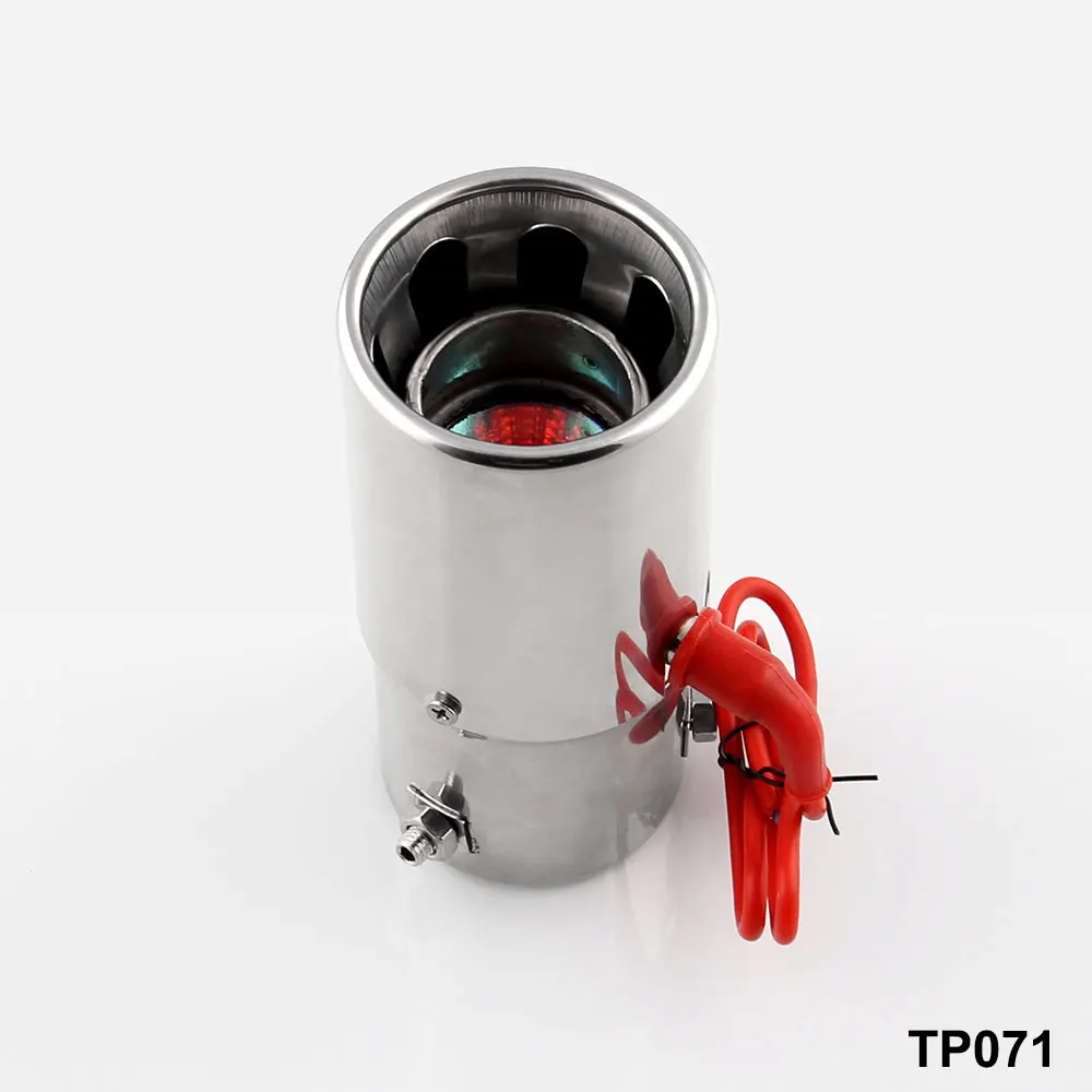 Автомобильный Универсальный наконечник на ColorChrome огнедышащий выхлопной трубы ремонт Нержавеющая сталь мотоцикл выхлопной глушитель сопла