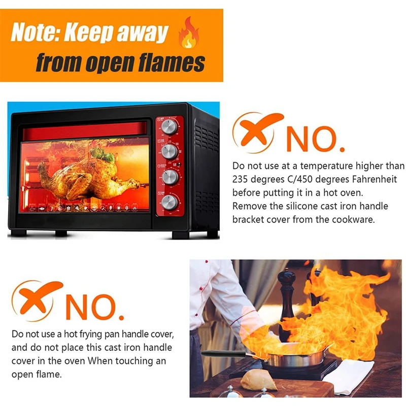 Крышка для ручки из чугуна крышки ручек кастрюли 6 шт. термостойкие силиконовые