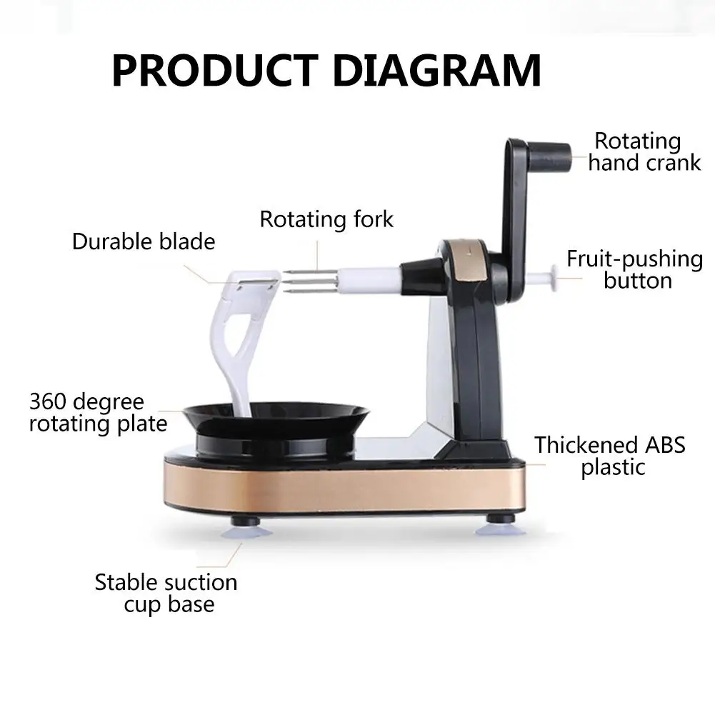 Многофункциональный инструмент для чистки фруктов ручной автоматического