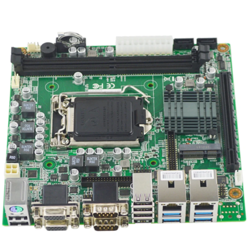 EITX 7581 02 Промышленная материнская плата LGA1151 DDR4 PCI Ex16 10xRS232 4xUSB2.0 2xvga|Материнские