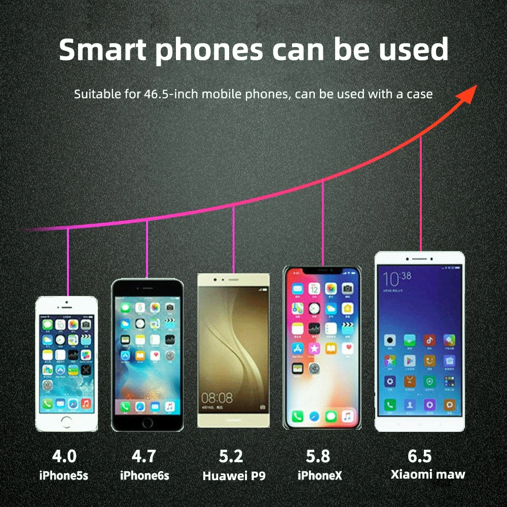 

New S11 Wireless Fast Charging Mobile Phone Holder Support Automatic Sensor Vehicle Wireless Charger Bracket For Air Vent Clip