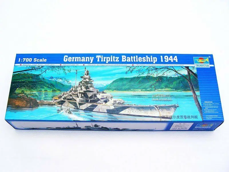 Немецкий боевой корабль Trumpeter 1/700 05712 Tirpitz 1944 | Игрушки и хобби