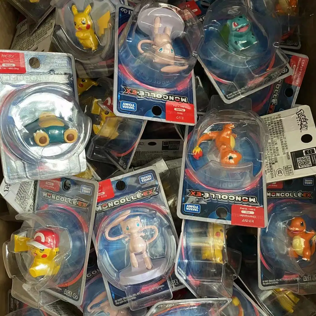 Tomy Покемон качественная продукция игрушки Пикачу чармандер райчу чикорита Meowth Mew