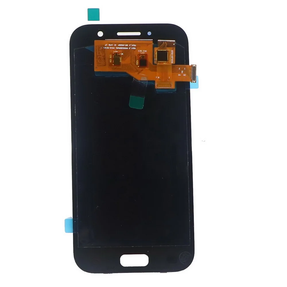 Протестированный супер AMOLED lcd для Samsung Galaxy A5 A520 A520F SM-A520F телефон lcd дисплей кодирующий преобразователь сенсорного экрана в сборе