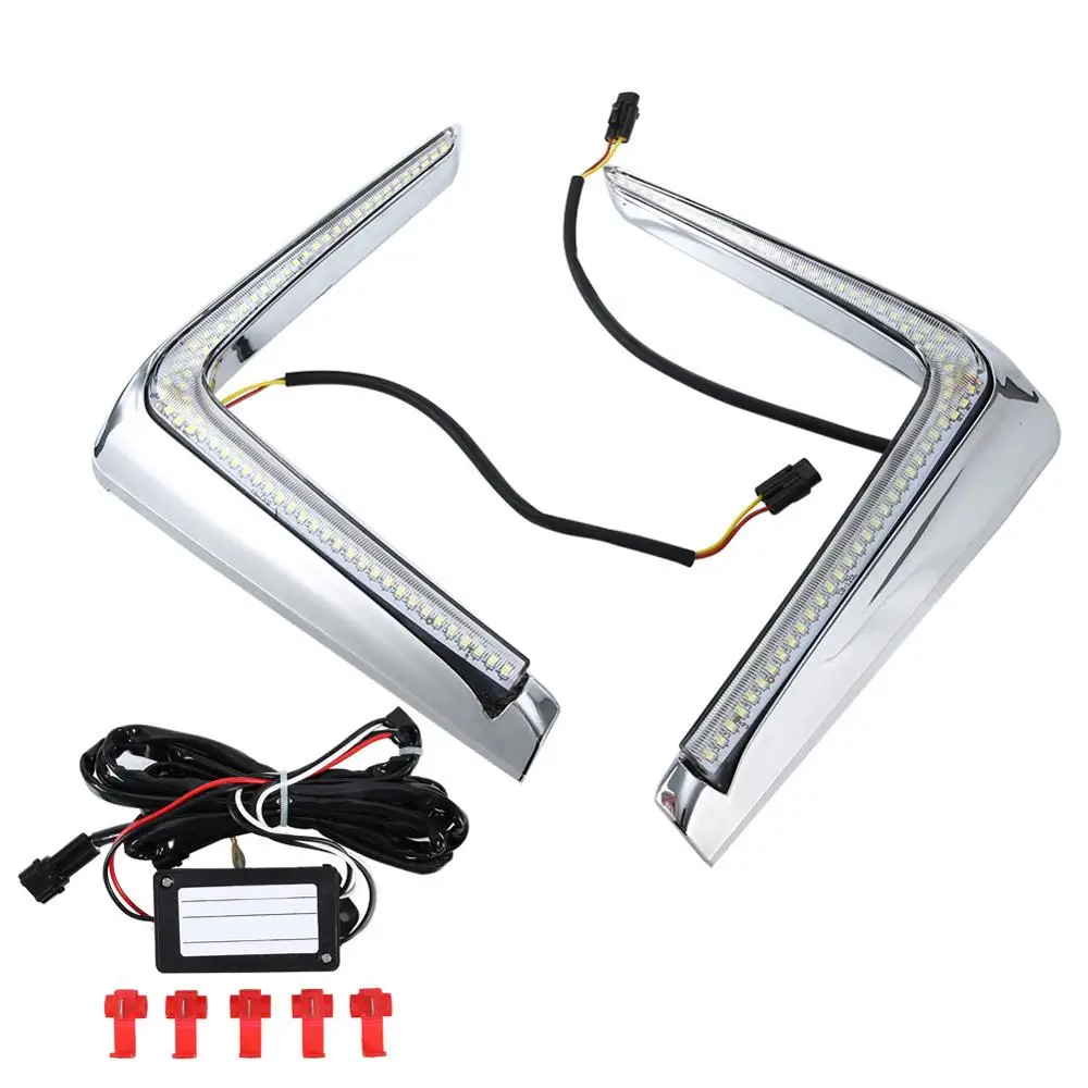 1 пара водонепроницаемые светодиодные дневные ходосветильник огни для Subaru XV 2016