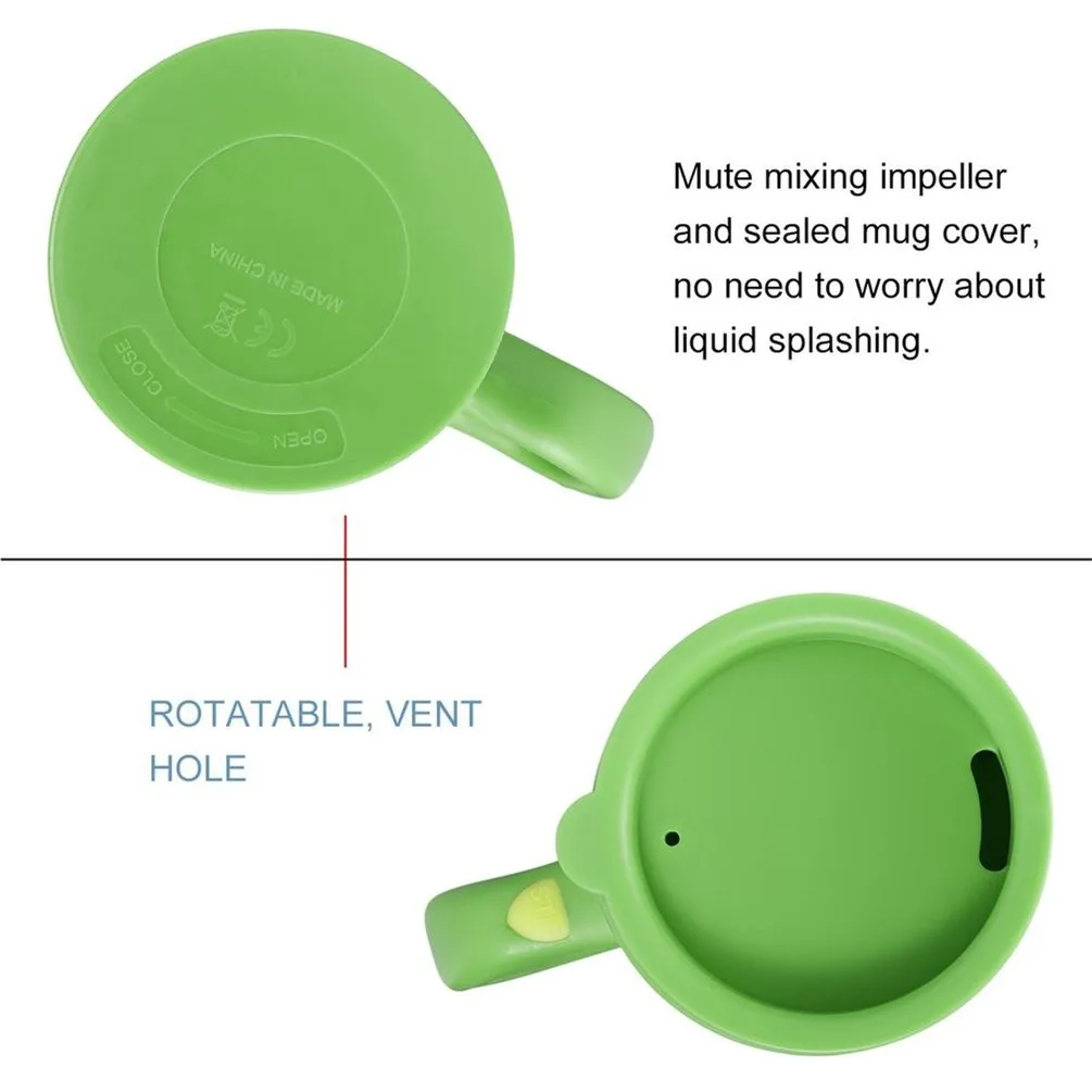 400ML Self Stirring Mug Stainless Steel Mix Coffee Tea Cup with Lid Automatic Electric Lazy Milk Mixing Auto | Дом и сад