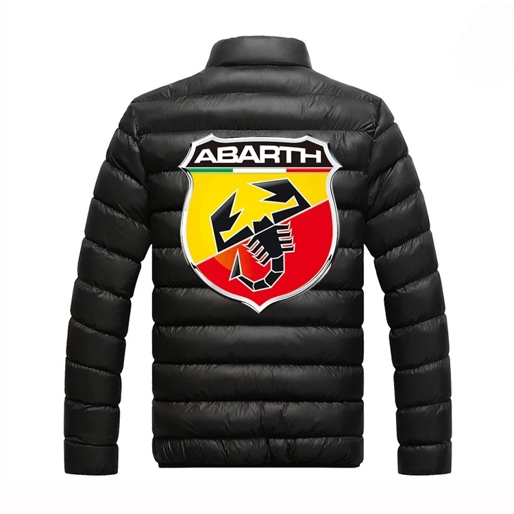 

2021 ABARTH Car Logo Custom Cotton Men's Comfortable Winter Warm jackets Solid Color Printed Zipper Coats College Hoodies