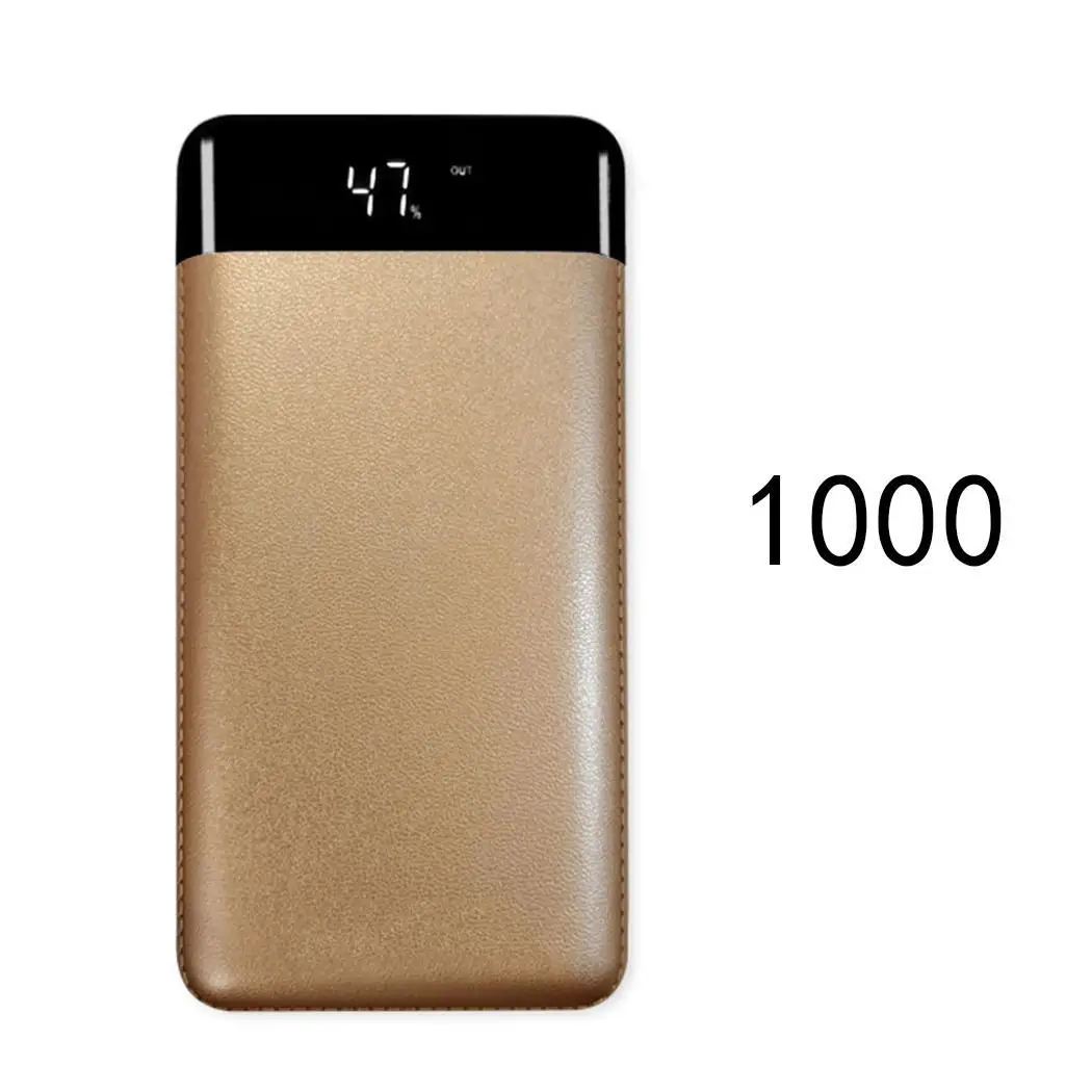 10000 мАч/20000 мАч Внешний аккумулятор Двойной USB с светодиодный фонарик Мобильный