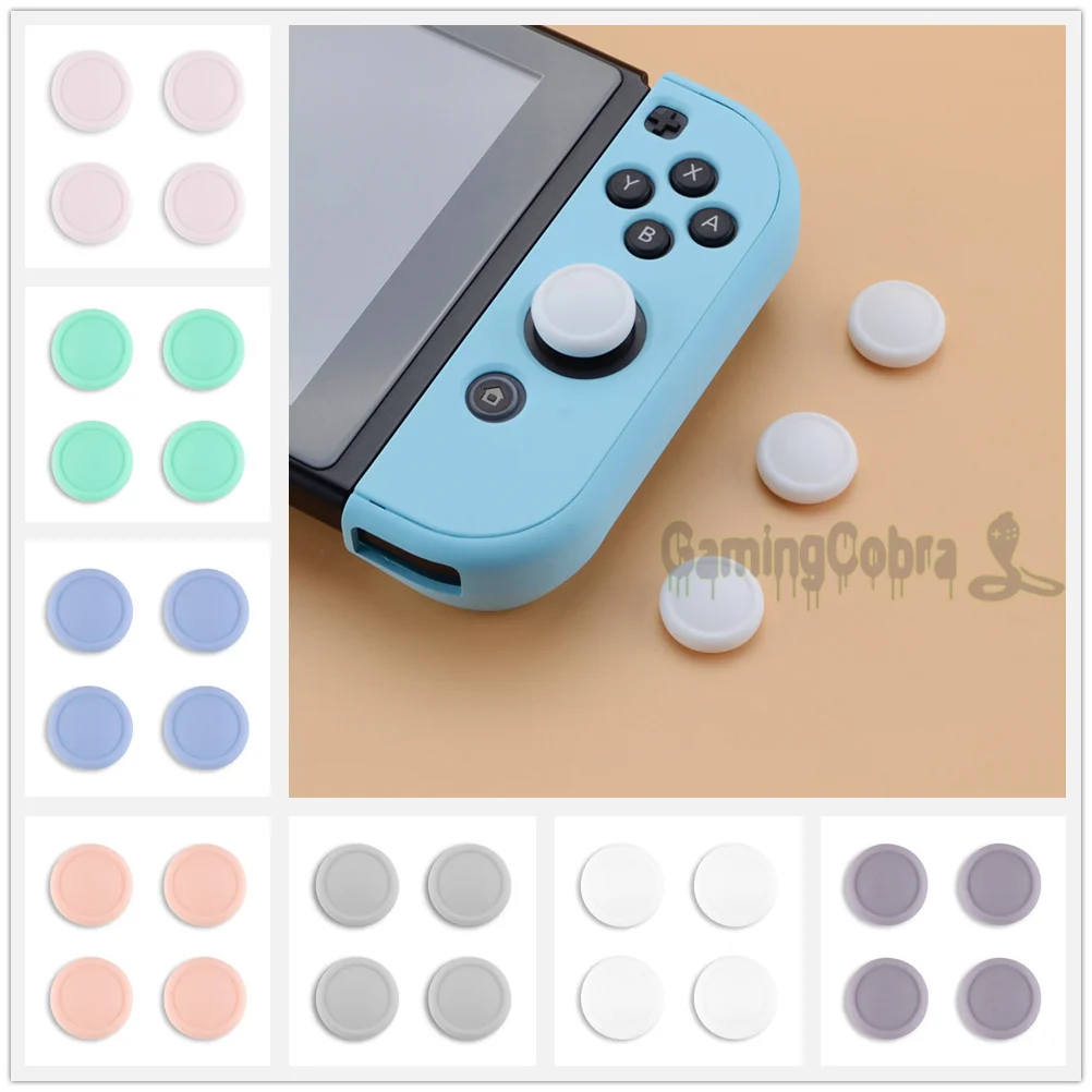 Колпачки PlayVital для джойстиков 4 шт. силиконовые аналоговые крышки NS Switch Joy-Con и Lite |