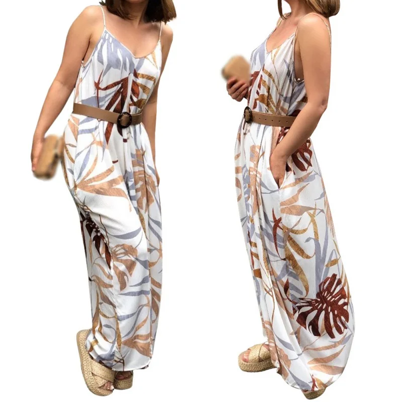 

Женское длинное Свободное платье с открытой спиной, без рукавов, с лямкой на шее