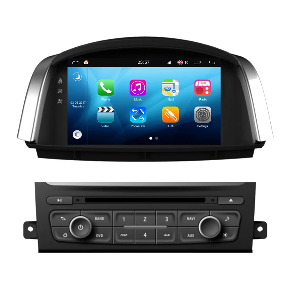 Автомобильная Мультимедийная система RoverOne Android 8 0 для Renault Koleos радио стерео DVD GPS