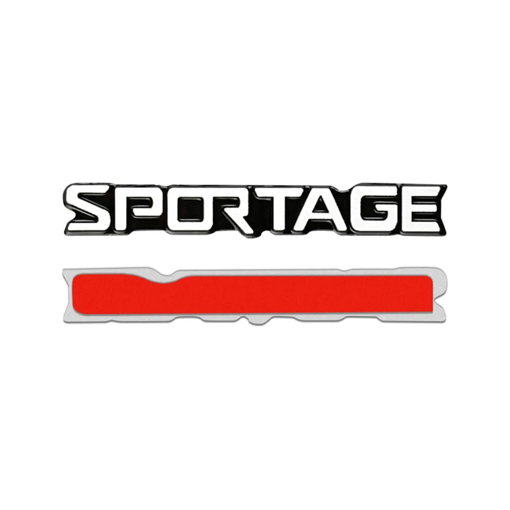 4 шт. автомобиль аудио украсить 3D алюминиевая эмблема Стикеры для KIA Sportage 2016 2017 2018