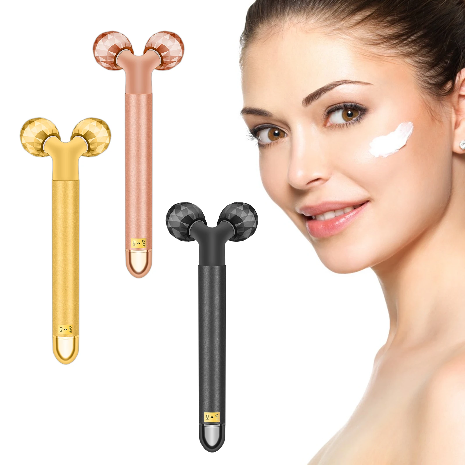 

Electric 3D Roller Massager Face Massage Y Shape Thin Face Body Shaping Relaxation Lifting Wrinkle Remover Facial Massage Health
