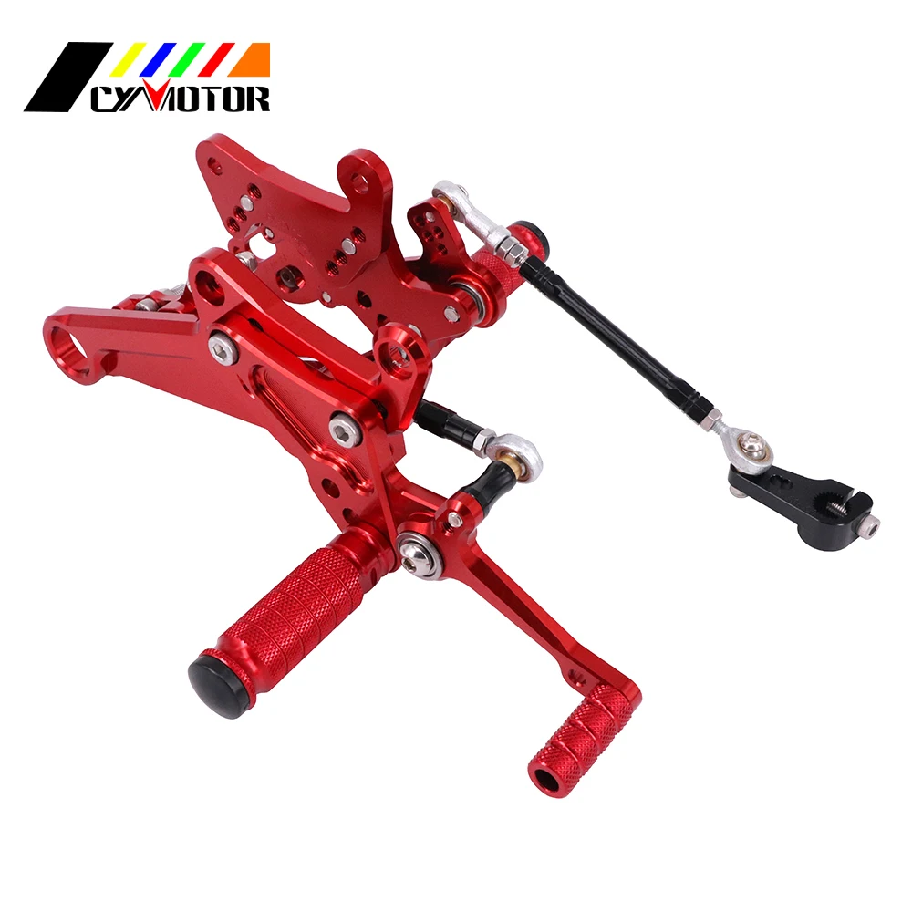 Аксессуары для мотоциклов из нержавеющей стали Rearsets Регулируемые подножки педали для Ducati Diavel 2011- углерод 2011- AMG 2011-2012