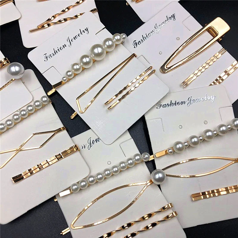 Свадебные женские аксессуары для волос модная Имитация жемчужная заколка