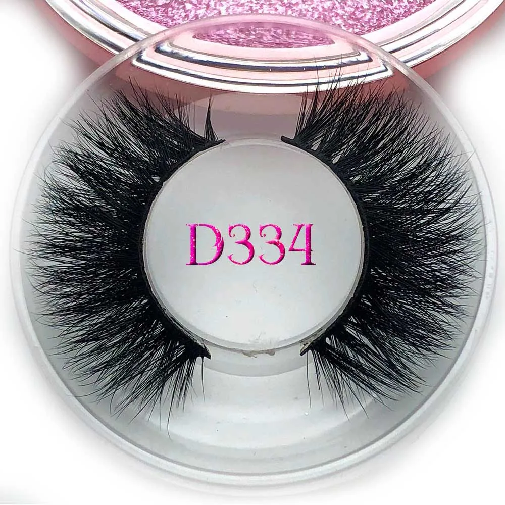 D334 Mikiwi D380 3D норковые ресницы GB Популярные длинные толстые 3d норковые ресницы 50 стилей UK mua розовое золото чехол объемные норковые ресницы - Цвет: D334