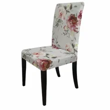 Fashion  Nordic Style Simple Designed European Type Plants Pattern Chair Cover Soft  Comfortable Cotton Made Modern Chair Cover