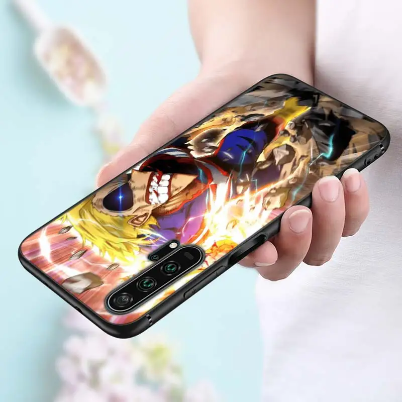 Черный силиконовый чехол My Hero Academy аниме для huawei Honor 10i 9X8X20 10 9 Lite 8 8A 7A 7C Pro Lite чехол для телефона - Цвет: Style 01