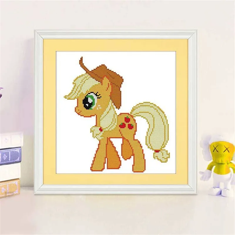 Набор для вышивки крестиком инструменты начинающих Мультяшные животные новички