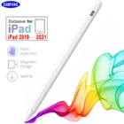 Стилус для Apple iPad Pro 11, 12,9, 2021, 2020, 2018, 10,2, 7, 8, 9 поколений, mini 6, Air 3, 4, отклонение ладони