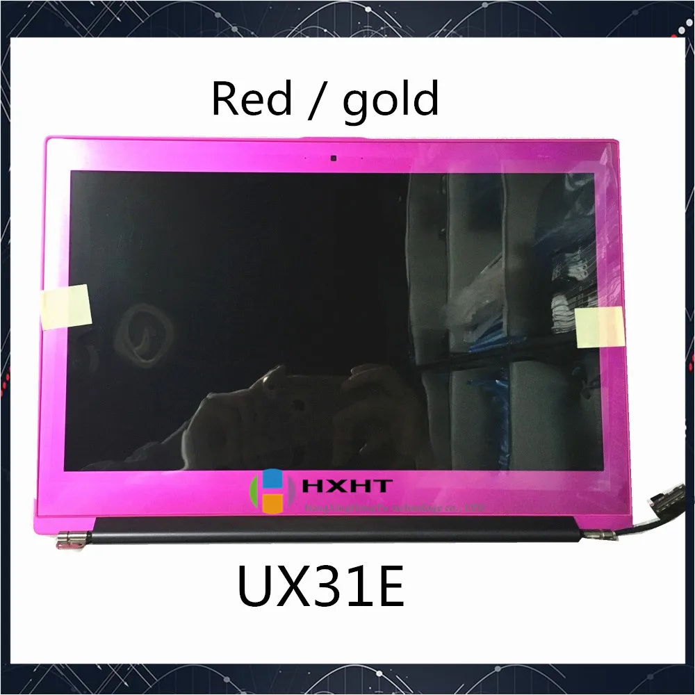 Оригинальный красный/Золотой UX31E ЖК экран в сборе для Asus HW13HDP101 серый 1600*900