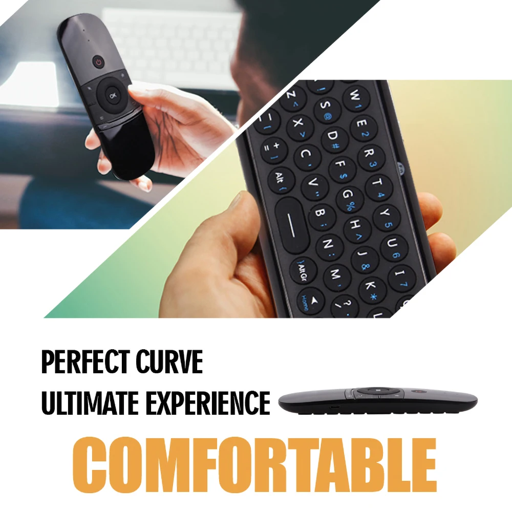 W1 беспроводная клавиатура с дистанционным управлением 2 4G Fly Air Mouse Raspberry для Android