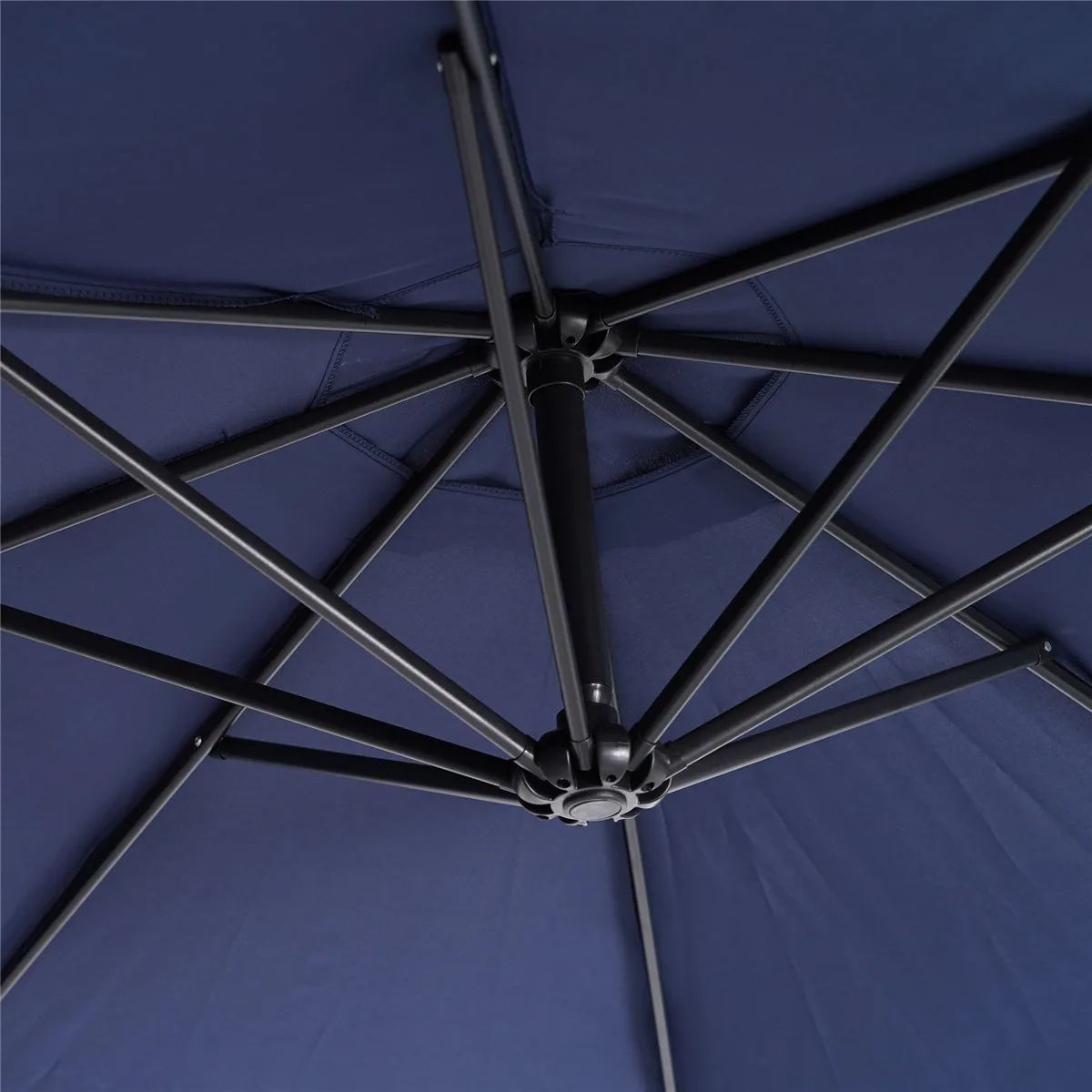 

10ft Patio Offset Umbrella Cantilever Umbrella Hanging Market Umbrella Outdoor Umbrellas With Crank & Cross Base