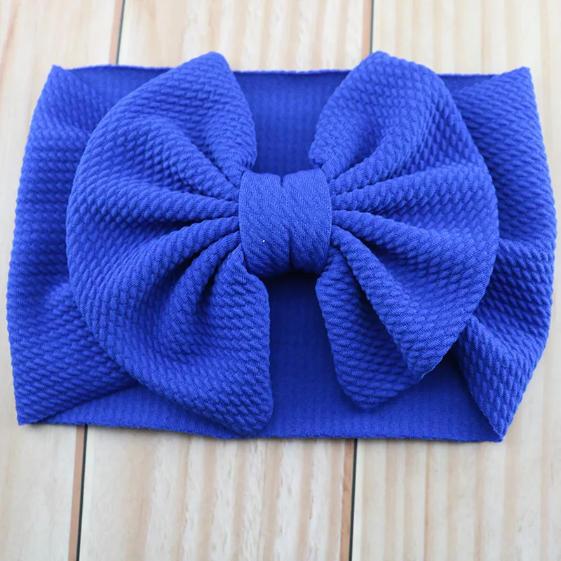 Navy Blue Детская повязка на голову/тюрбан/бантик Bebe Fille, Детская повязка на голову для маленьких девочек, повязка на голову для девочек, детские аксессуары для волос, Товары для новорожденных - Цвет: Navy Blue