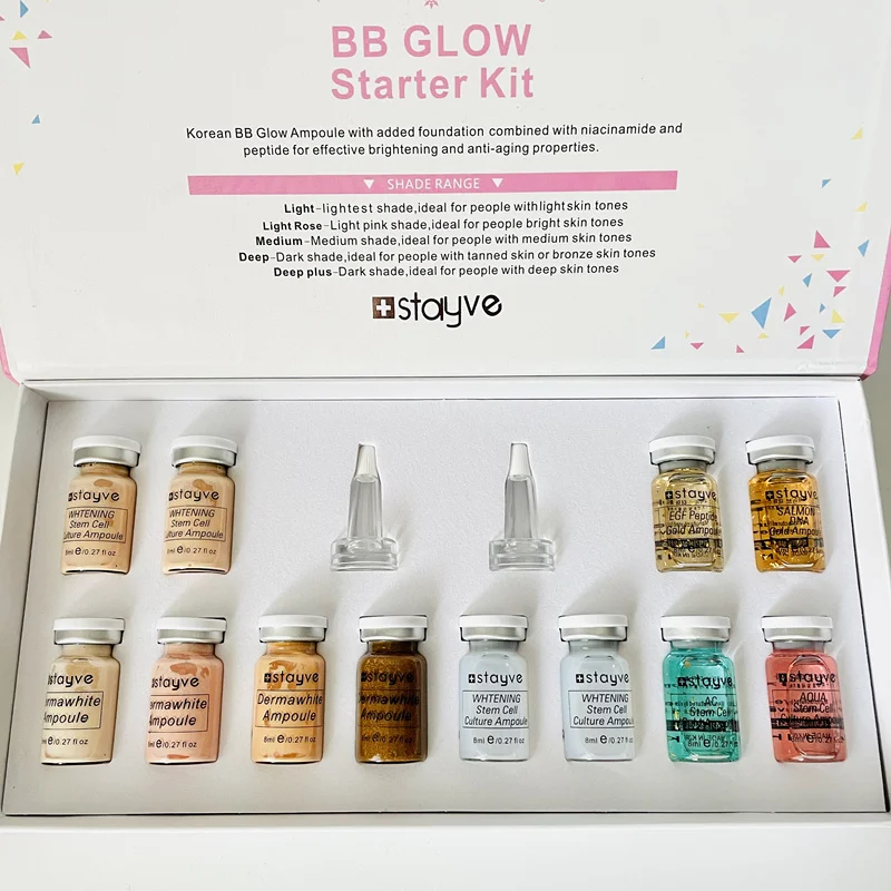 BB-крем Stayve отбеливание и осветление Жидкая основа для начинающих 12 шт. |