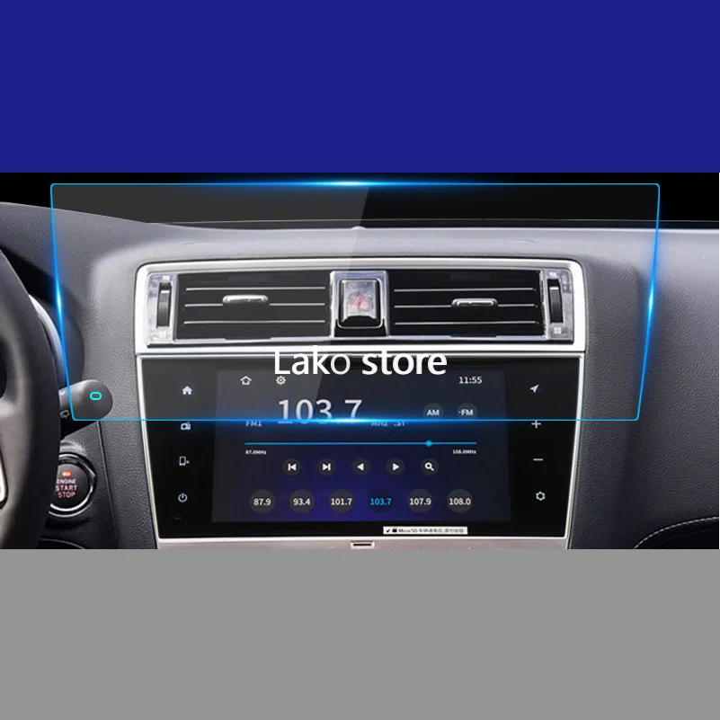 Надежная стальная пленка с GPS навигацией для Subaru Outback 2018 2019 центральное