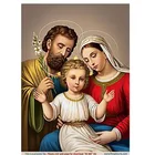 Алмазная Живопись Иисус Семья Иисус, Дева Мария Семья Жозе, алмазная вышивка крестиком стразы, мозаичная живопись
