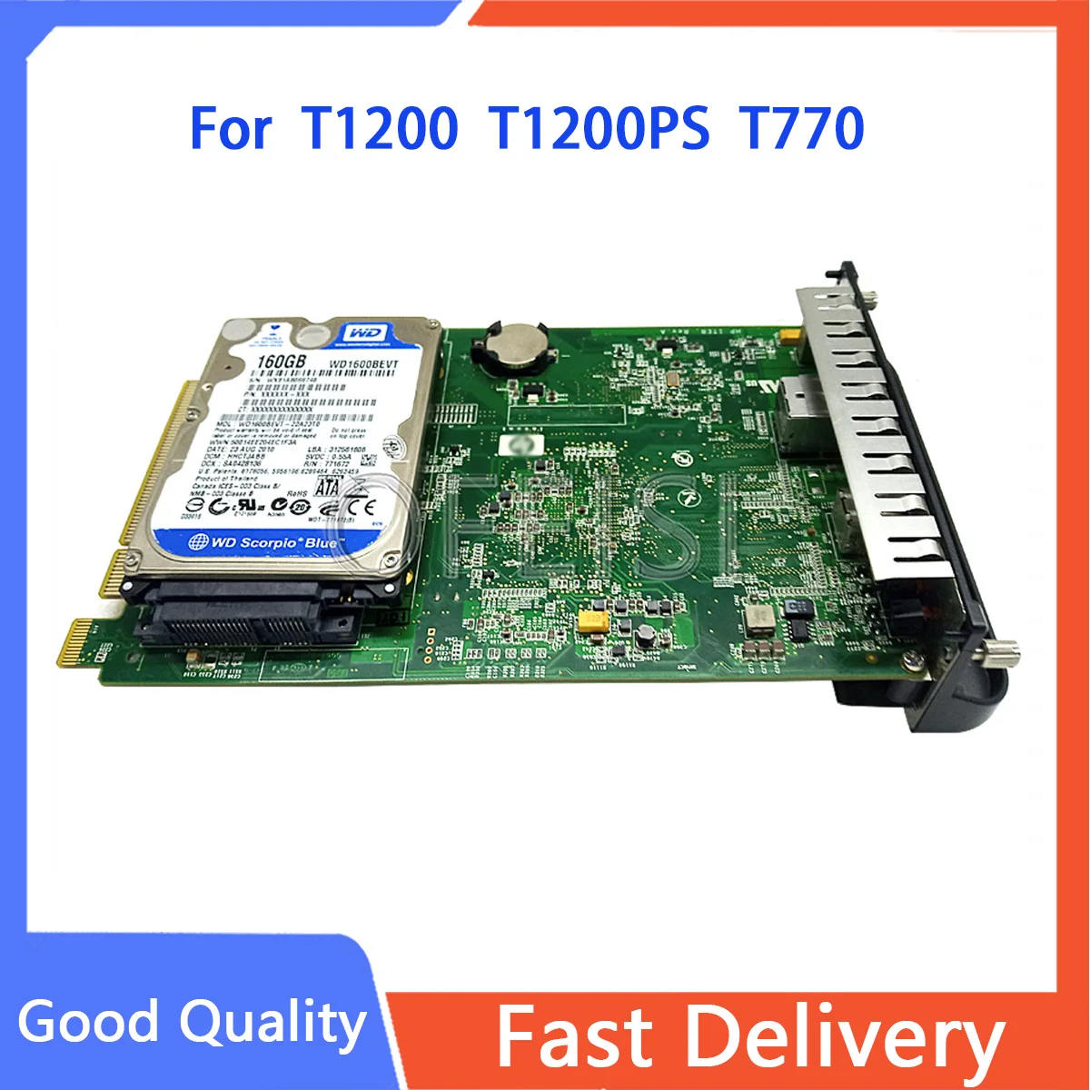 Оригинальный CH538-67004 для HP DesignJet T1200 T1200PS T770 форматированная плата карта