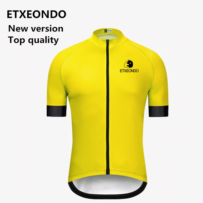 7 видов цветов! Новая версия Etxeondo Велоспорт Джерси мужская команда короткий рукав