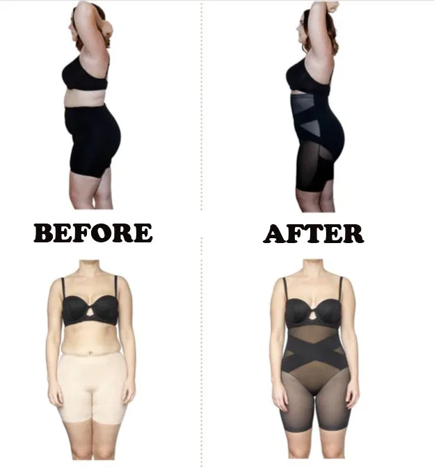 FeelinGirl Fajas Colombianas Shaper Seamless Shapewear Tummy Control Thigh Slimmer Postpartum Butt Lifter Slimming Underwear