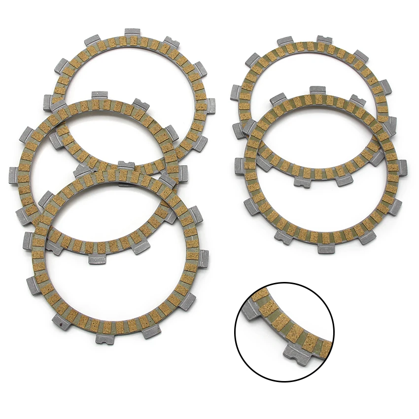 

Clutch Friction Disc Plate Kit 8P For Suzuki RM80 RM85 RM85L XE/XF/HF B/C/N/XT/XX K2/LK2/K3/LK3/K4/LK4 21441-13A01 21441-28301