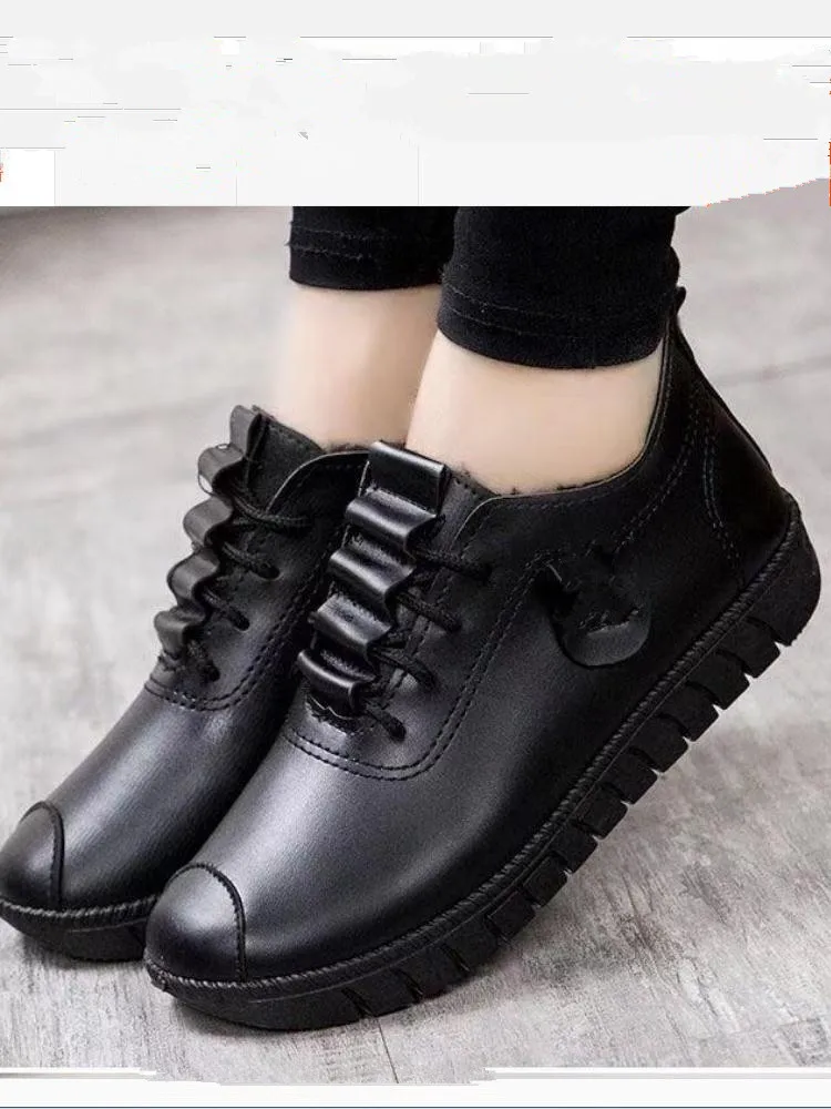 

2021 spring and autumn New style fashion flat bottom round head Women's shoes