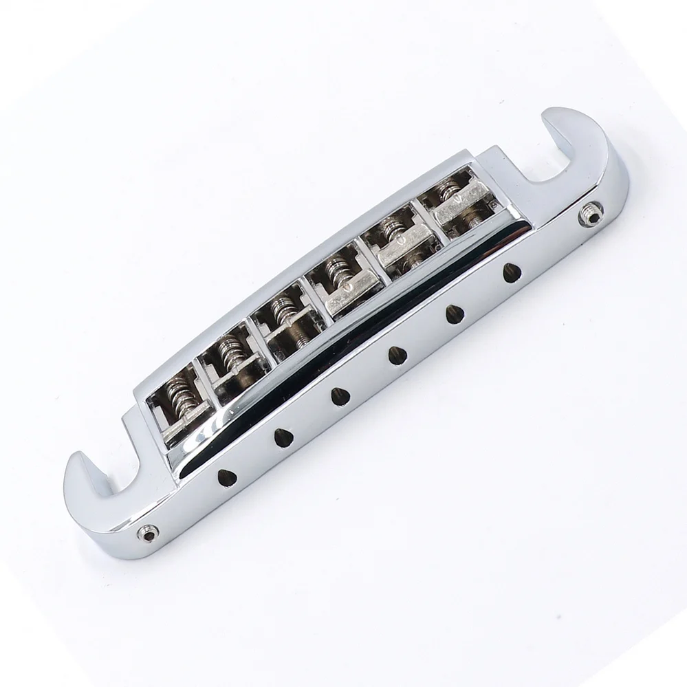 

Handmade Guitar Parts Electric Guitar Fixed Guitar Ponticello Nickel Electric Guitar String Bridge Double-screw Bolt Silve