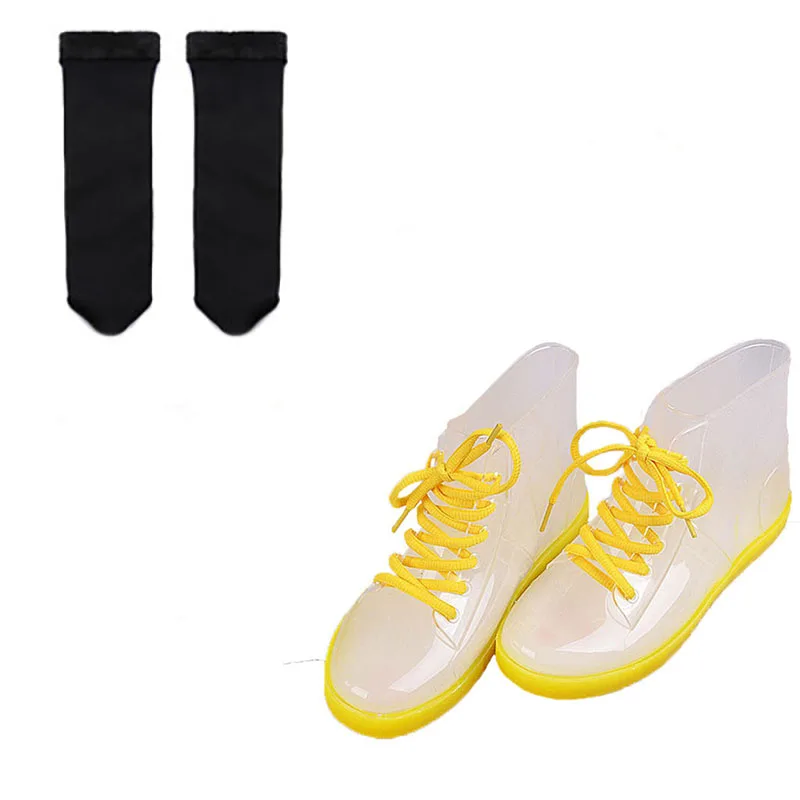 Feng (Лея фенг) Нонг женские резиновые сапоги на танкетке ботинки в английском