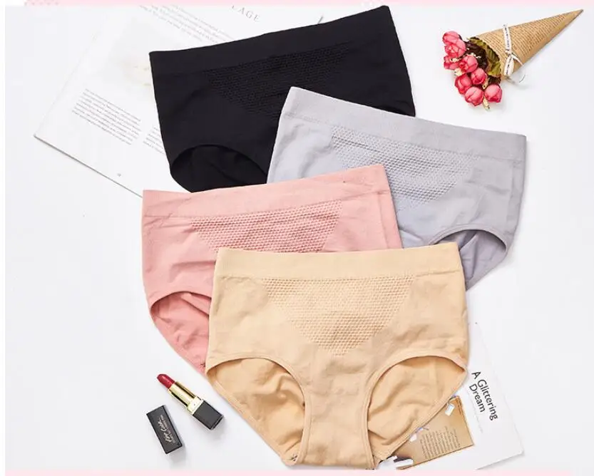 3D panties Для девочек-подростков; для менструального развития; физиологические подштанники; для девушек; хлопковые кружевные брюки; герметичное гигиеническое нижнее белье с карманами; сохраняющее тепло - Цвет: 3D panties