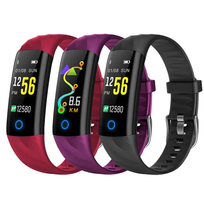

S5 Smart Bracelet Watch Sports Band Blood Pressure Heart Rate Waterproof Bracelet Bluetooth Smart Health Color Screen