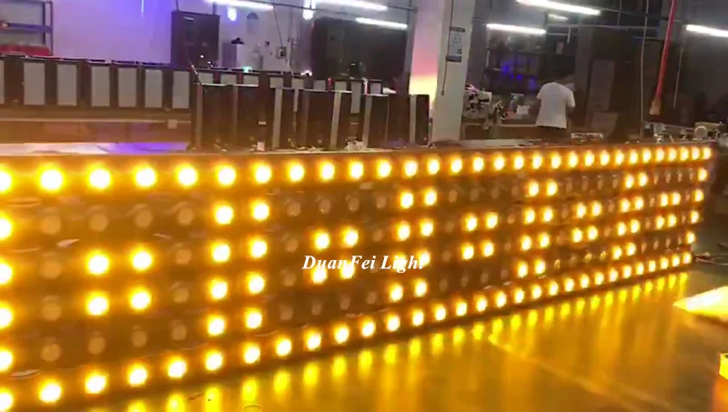 20 шт. пиксельный точечный светодиодный Поворотный Светильник золотистый + rgb 3 в 1