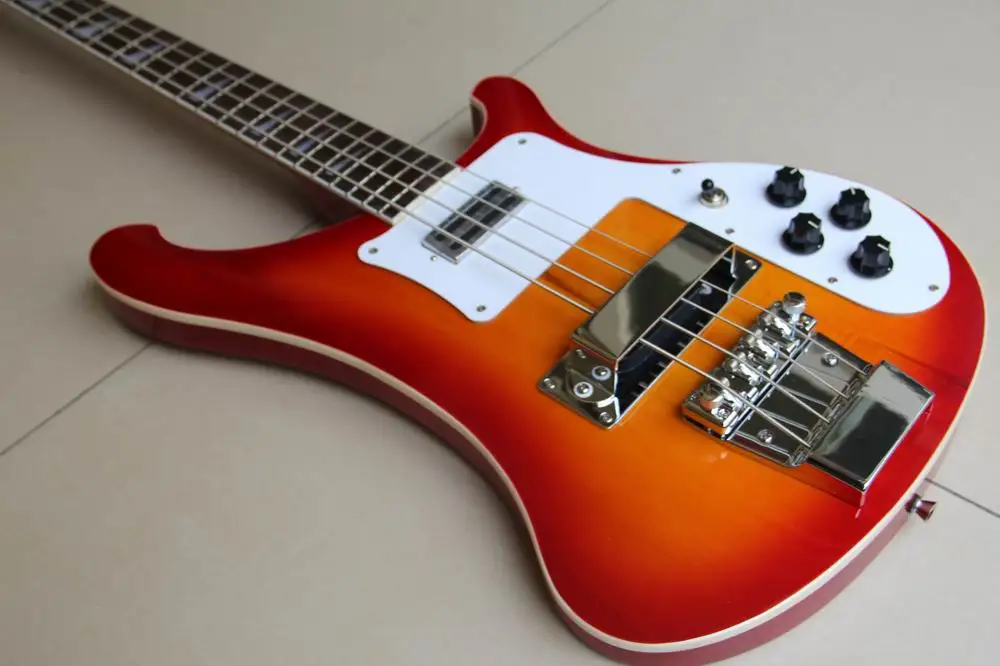 Новое поступление 4003 бас электрический 4 струны в Cherry Sunburst Бесплатная доставка